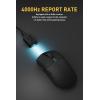 imageDAREU A950pro 4K Wireless Gaming Mouse55g UltraLightweight4KHz Polling RatePAW3395 Optical Sensor26K DPI5 Programmable ButtonsSupport 15min Fast Charging ampampTriMode Connection BlackBlack