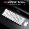 imageDAREU EK60 HE Rapid Trigger Gaming Keyboard Wired 001mm RT Accuracy Adjustable Hall Effect Magnetic Switch Hot Swappable SOCD 8000Hz Polling RGB Backlit 60 Compact Design for LaptopPCWhite