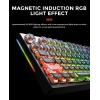 imageDAREU EK75RT Rapid Trigger Wired Gaming Keyboard Hall Effect Magnetic Switch Mechanical Keyboard Adjustable Actuation 75 TKL with Knob Magnetic Sensing RGB Backlit PBT Keycaps for FPSBlack