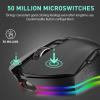 imageDAREU Wireless Gaming Mouse with Charging Dock Rechargeable RGB12K DPI7 Programmable Buttons HighPrecision Sensor 300IPS 1000Hz for PC Notebook MacBlack Charging Dock