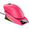 imageDAREU AE7 Pro Dual 8k Wireless Gaming Mouse with Charging Dock Lightweight RightHanded Design30000DPI Custom P3950 Sensor 8K Polling Keel Structure TriMode connectivity6 Programmable ButtonsMagenta