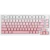 imageDAREU EK75PRO Sakura Pink Wireless Mechanical Gaming Keyboard75 Hot Swap Creamy Keyboard with KnobRGB BacklitGasket Custom StructureSide Printed PBT Keycaps24GhzBT51USBC for WinMACSakura Pink