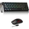 imageDAREU Gaming Keyboard and MouseA950 Wing Lightweight 8K Polling Rate Wireless Gaming MouseampampEK60 HE 60 Rapid Trigger Hall Effect Magnetic Switch Keyboard Combo