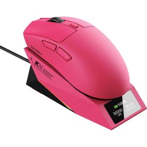 imageDAREU AE6 Pro Wireless Gaming Mouse Custom PAW3950 30K Sensor WirelessWired Dual 8K Polling Display Charging Dock Excimer Coating 59g Lightweight Symmetrical Programmable166H BatteryMagenta