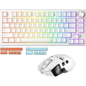 imageDAREU Gaming Keyboard and Mouse Combo A980PROMAX Wired 8KWireless 4K Gaming Mouse ampamp EK75RT Rapid Trigger Hall Effect Magnetic Switch Mechanical Gaming Keyboard