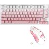 imageDAREU EK75PRO Sakura Pink Wireless Mechanical Gaming Keyboard and Wireless Gaming Mouse Combo