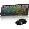 imageDAREU Wireless Keyboard and Mouse A980PROMAX Wired 8KWireless 4K Gaming Mouse ampamp EK98PRO Mechanical Wireless Gaming Keyboard Combo