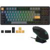 imageDAREU Wireless Keyboard and MouseEM901X Wireless Gaming Mouse ampamp EK87PRO Gasket Wireless Gaming Mechanical Keyboard Combo