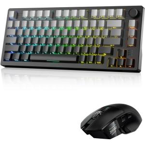 imageDAREU Wireless Keyboard and Mouse A980PROMAX Wired 8KWireless 4K Gaming Mouse ampamp EK75PRO Mechanical Wireless Gaming Keyboard Combo