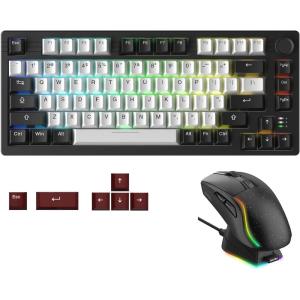 imageDAREU Wireless Keyboard and MouseA950 Wireless Gaming Mouse ampamp EK75PRO 75 Wireless Gaming Keyboard Combo