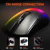 imageDAREU A950GM Wireless Gaming Mouse 60g Lightweight 26K DPI PAW3395 Optical Sensor 24GBTWiredSupport 3040min Fast Charge 5 Programmable Buttons for PCLaptopMacBlack