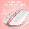 imageDAREU EK98pro Sakura Pink Wireless Mechanical Keyboard and Wireless Gaming Mouse with Charging Dock ComboCloud Switch