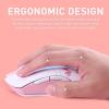 imageDAREU EK98pro Sakura Pink Wireless Mechanical Keyboard and Wireless Gaming Mouse with Charging Dock ComboHiFi Dream Switch