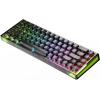 imageDAREU COOL68 60 Sakura Pink Wired Gaming Keyboard Rapid Trigger Magnetic Switch Keyboard with 8000Hz Polling Rate Adjustable Actuation 01ms Latency SOCD Gasket Mount Hot swappable RGB LightBlack