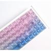imageDAREU COOL68 60 Sakura Pink Wired Gaming Keyboard Rapid Trigger Magnetic Switch Keyboard with 8000Hz Polling Rate Adjustable Actuation 01ms Latency SOCD Gasket Mount Hot swappable RGB LightAurora