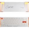 imageDAREU COOL68 60 Sakura Pink Wired Gaming Keyboard Rapid Trigger Magnetic Switch Keyboard with 8000Hz Polling Rate Adjustable Actuation 01ms Latency SOCD Gasket Mount Hot swappable RGB LightOrange