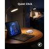 imageDAREU Wireless Mouse for Small to Medium Sized Hands Silent Click USBC Rechargeable Wireless Mouse Computer Mouse with 6 Buttons USBBT1BT2 3 Devices for Laptop PC iPad Mac  Whitepink