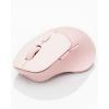 imageDAREU Wireless Mouse for Small to Medium Sized Hands Silent Click USBC Rechargeable Wireless Mouse Computer Mouse with 6 Buttons USBBT1BT2 3 Devices for Laptop PC iPad Mac  Whitepink