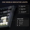 image:imageDAREU FLEX75 Wireless Mechanical Keyboard75 Hot Swappable Custom Gaming Keyboard with KnobGasket MountRGB BacklitPBT Keycaps3Mode BT24GUSBC for Office amp GamersBlackGrey