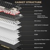 image:imageDAREU FLEX75 Wireless Mechanical Keyboard75 Hot Swappable Custom Gaming Keyboard with KnobGasket MountRGB BacklitPBT Keycaps3Mode BT24GUSBC for Office amp GamersBlackGrey
