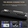 image:imageDAREU FLEX75 Wireless Mechanical Keyboard75 Hot Swappable Custom Gaming Keyboard with KnobGasket MountRGB BacklitPBT Keycaps3Mode BT24GUSBC for Office amp GamersBlackGrey