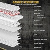 image:imageDAREU FLEX75 Wireless Mechanical Keyboard75 Hot Swappable Custom Gaming Keyboard with KnobGasket MountRGB BacklitPBT Keycaps3Mode BT24GUSBC for Office amp GamersWhite Shadowfold