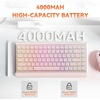 image:imageDAREU Low Profile Keyboard84 Keys Mac KeyboardProgrammable Keys Keyboards Hot Swappable Wireless Computer Keyboard RGB Backlit Gasket Mounted Support Bt  24GHz  USBC for Windows Macpink