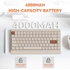 image:imageDAREU Low Profile Keyboard84 Keys Mac KeyboardProgrammable Keys Keyboards Hot Swappable Wireless Computer Keyboard RGB Backlit Gasket Mounted Support Bt  24GHz  USBC for Windows Macoff white