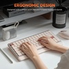 image:imageDAREU Low Profile Keyboard84 Keys Mac KeyboardProgrammable Keys Keyboards Hot Swappable Wireless Computer Keyboard RGB Backlit Gasket Mounted Support Bt  24GHz  USBC for Windows Macoff white