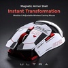image:imageDAREU Ultra 07TriMode Modular Gaming Mouse with Adjustable Rear ShellDual 8000Hz Polling Rate42K DPI Optical SensorWhiteRed