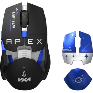 image:imageDAREU Ultra 07TriMode Modular Gaming Mouse with Adjustable Rear ShellDual 8000Hz Polling Rate42K DPI Optical SensorBlackBlue